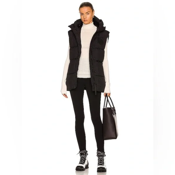 Canada Goose Rayla Vest Black Size S NEW With Tags Full Boutique Set - Picture 3 of 11
